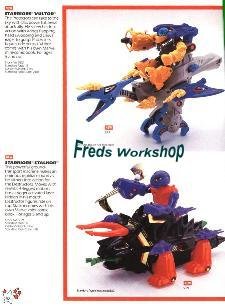 Freds Tomy Starriors Page