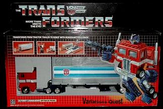 Transformers G1 Optimus Prime With Trailer Reissue New Gift In Box KO Two Colors